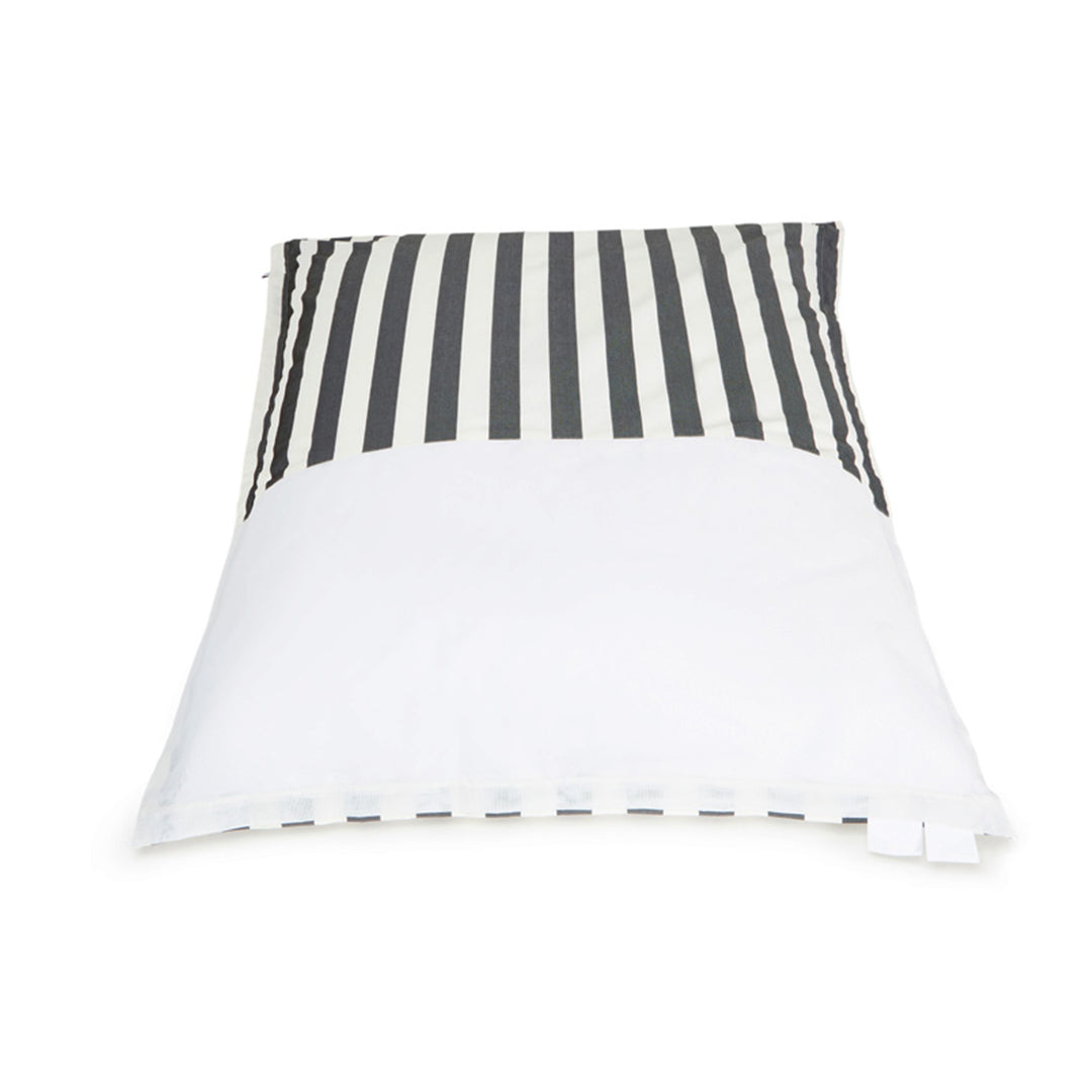 Lazy Days Charcoal + White Floating Beanbag