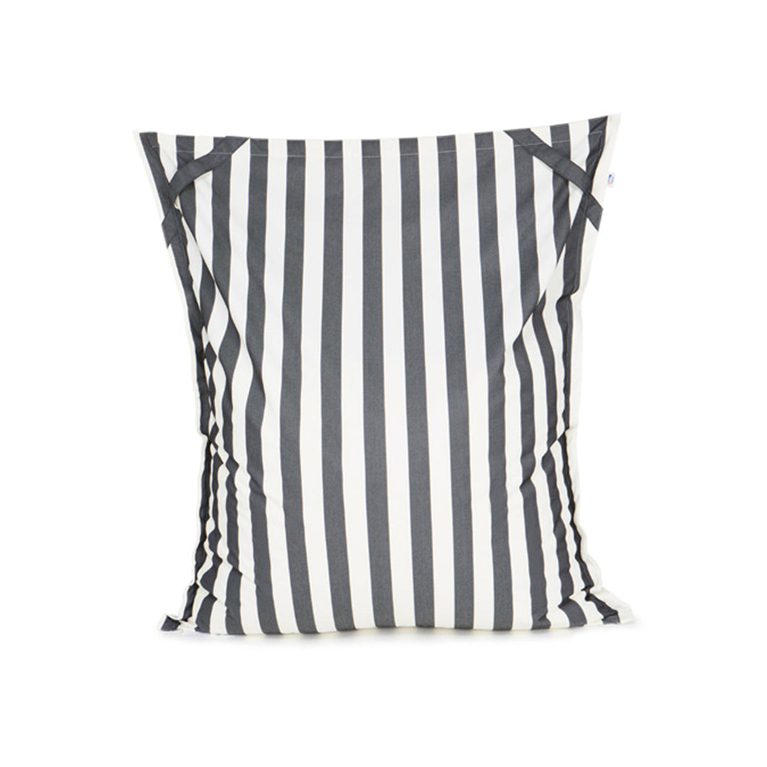 Lazy Days Charcoal + White Floating Beanbag