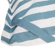 Lazy Days Turquoise + White Stripe Beanbag
