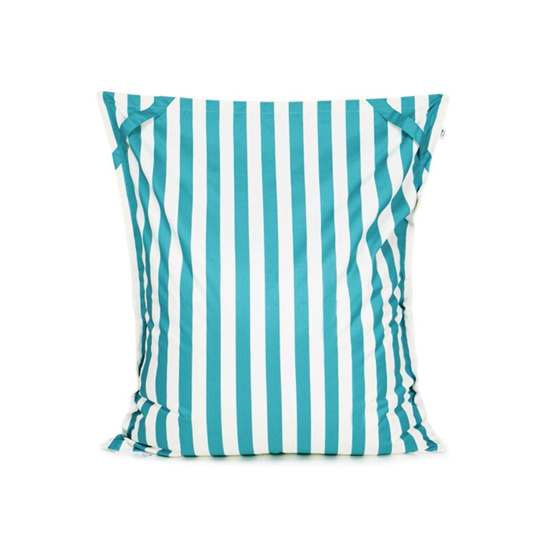 Lazy Days Turquoise + White Floating Beanbag