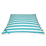 Load image into Gallery viewer, Lazy Days Turquoise + White Floating Beanbag