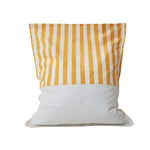 Load image into Gallery viewer, Lazy Days Yellow + White Stripe Floating Beanbag
