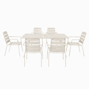 Lennox 7pc Dining Setting - Cream