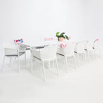 Load image into Gallery viewer, Madagascar Bailey 13pc Dining Setting - White

