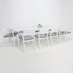 Load image into Gallery viewer, Madagascar Dallas 13pc Dining Setting - White
