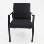 Load image into Gallery viewer, Milton Dining Chair With Cushions Black
