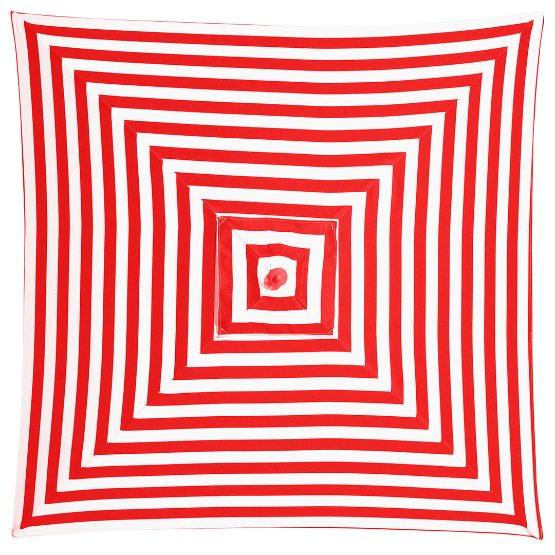 Billy Fresh 2m Bamboo Monte Carlo Umbrella - Red