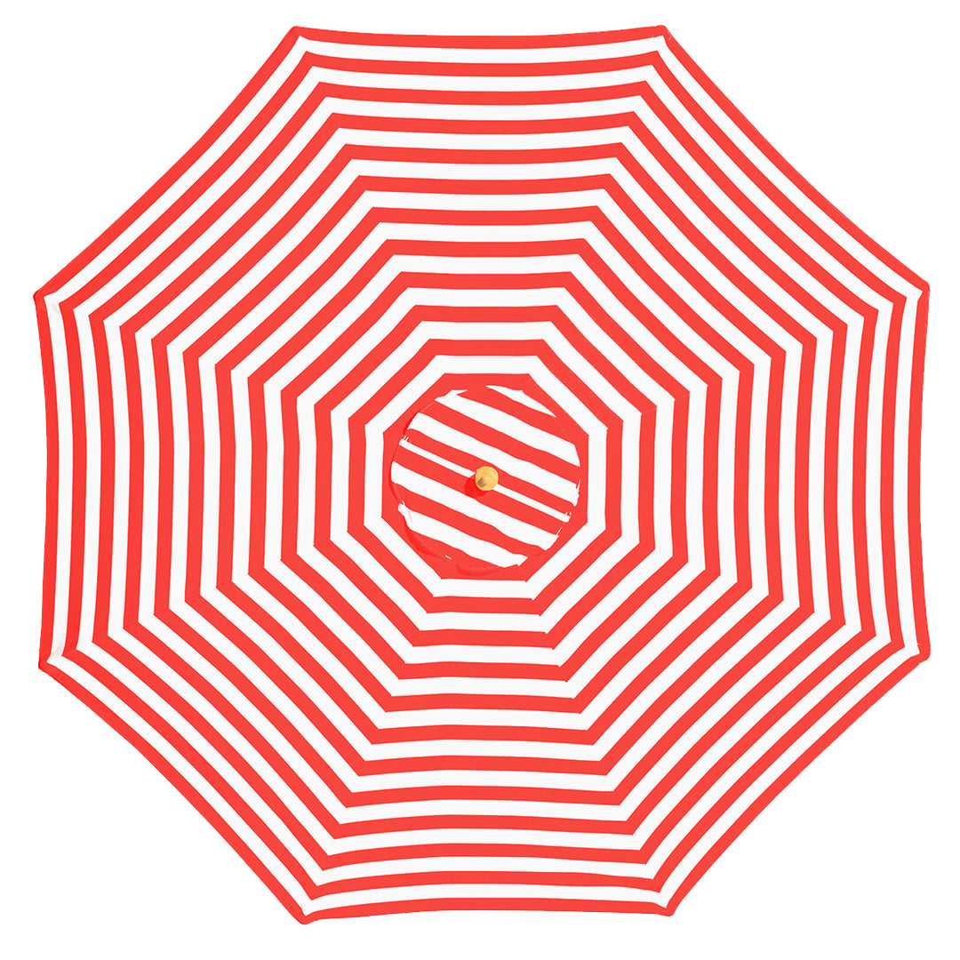 Billy Fresh 3m Bamboo Monte Carlo Umbrella - Red