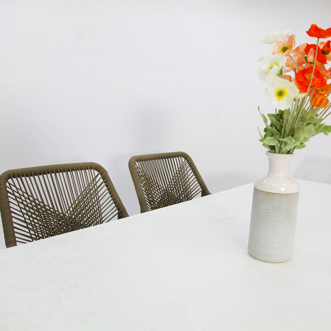 Montecito Albenga 9pc Dining Setting - Taupe