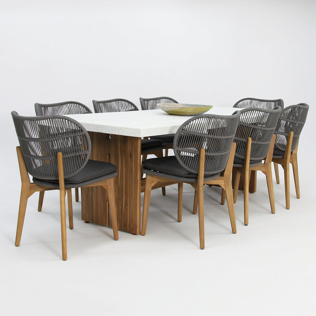 Montecito Morgan 9pc Dining Setting