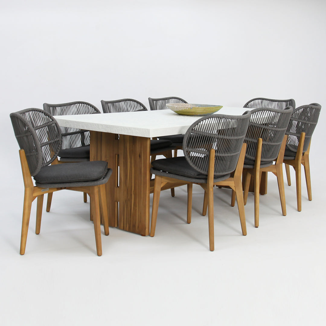 Montecito Morgan 9pc Dining Setting