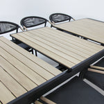 Load image into Gallery viewer, Octavia 11pc Extendable Dining Setting - Grey
