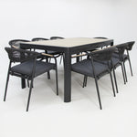 Load image into Gallery viewer, Octavia 11pc Extendable Dining Setting - Grey
