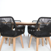 Oscar Albenga 9pc Dining Setting - Black