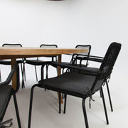 Oscar Bahamas 11pc Dining Setting - Black