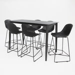 Load image into Gallery viewer, Palma 7pc Bar Setting - Black
