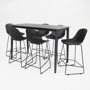 Palma 7pc Bar Setting - Black