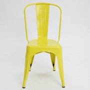 Paris Tolix Chair - Yellow
