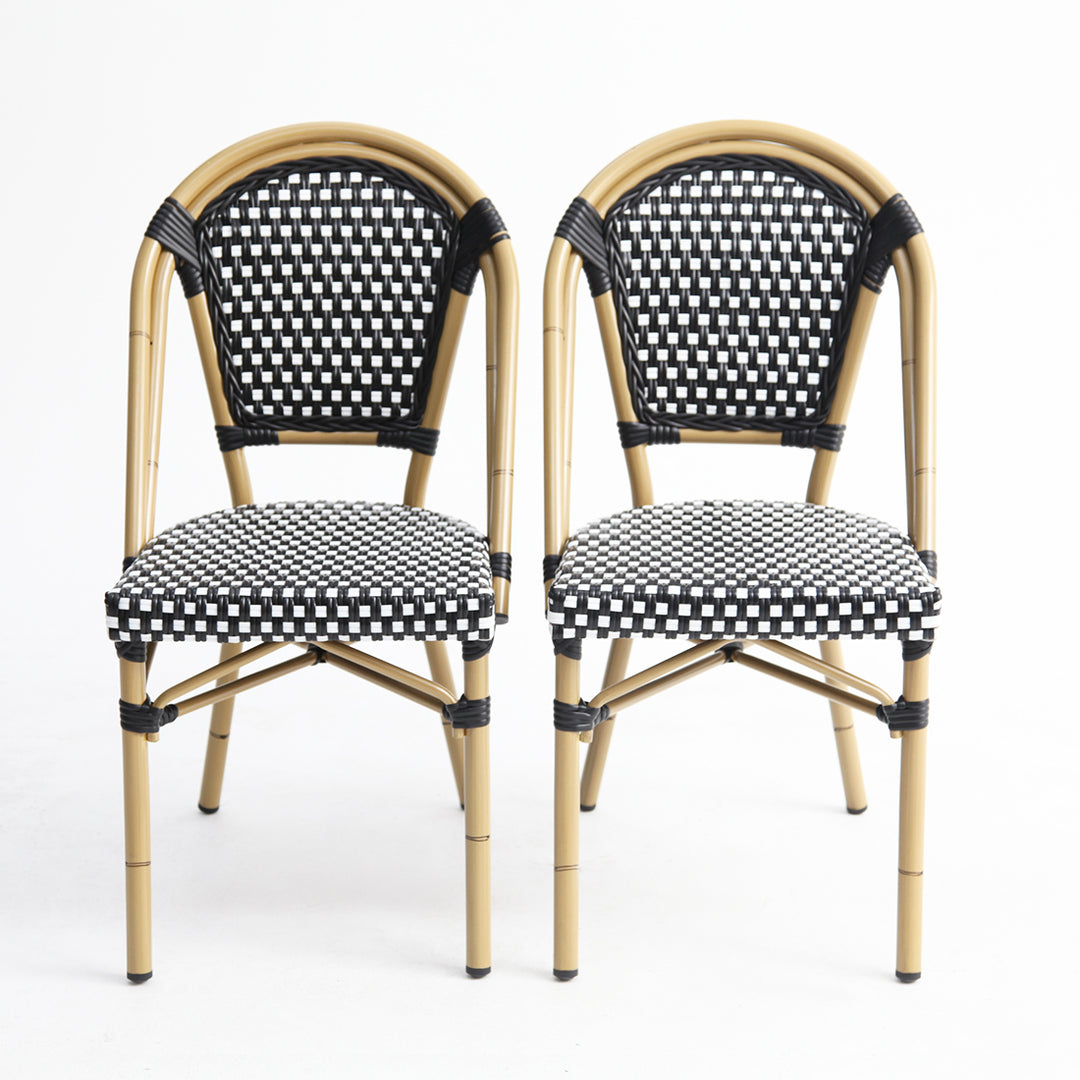 Parisian 3pc Bistro Dining Setting - Black