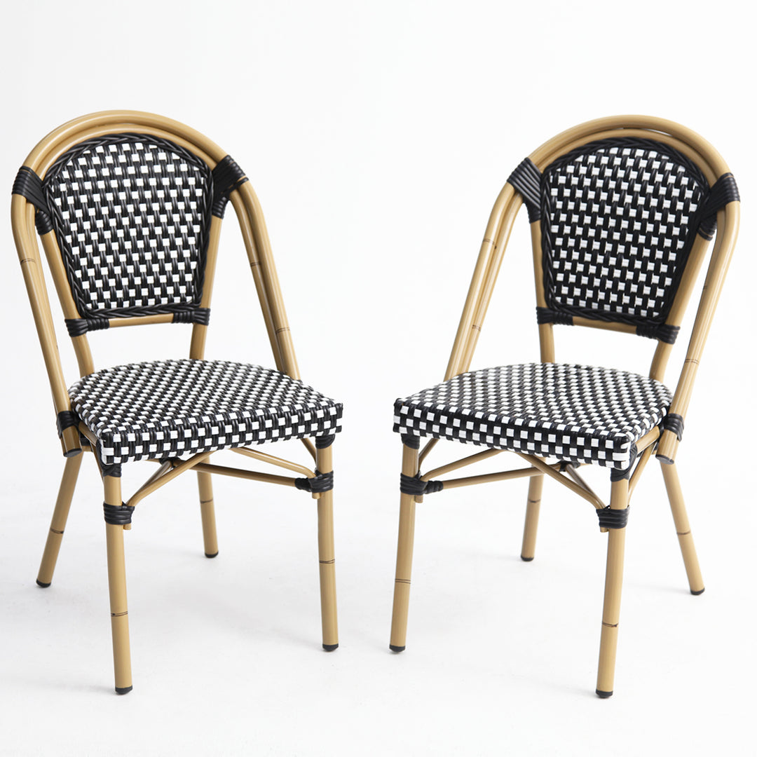 Parisian 3pc Bistro Dining Setting - Black