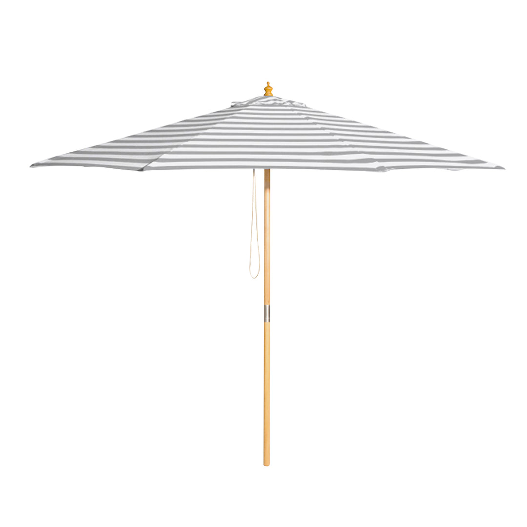 Billy Fresh 3m Bamboo Peninsula Umbrella - Grey