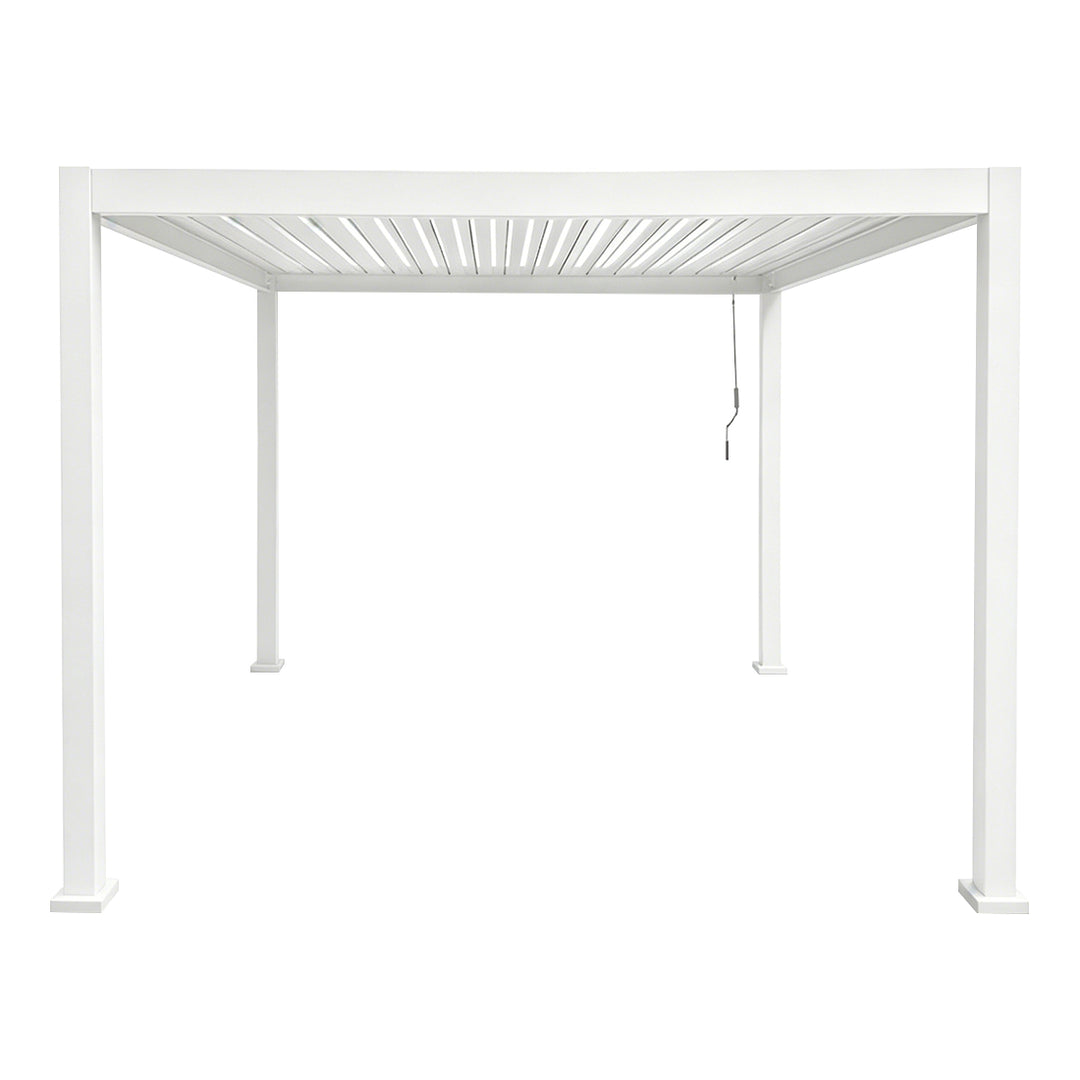 3x3 Aluminium Pergola White