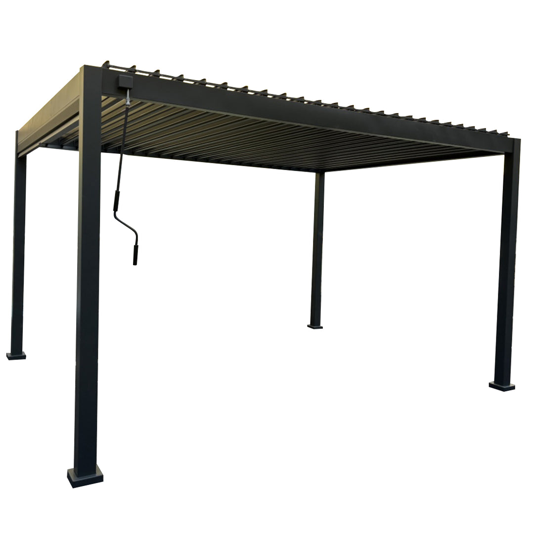 4x3 Aluminium Pergola Grey