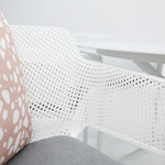 Load image into Gallery viewer, Persia Bailey Armchair Round 5pc Dining Setting - White
