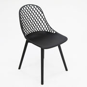 Persia Dining Chair 4pc - Black