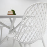 Load image into Gallery viewer, Persia Round 5pc Dining Setting - White
