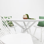 Load image into Gallery viewer, Persia Round 7pc Dining Setting - White
