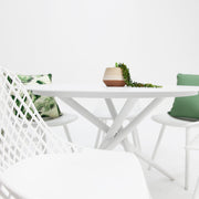 Persia Round 7pc Dining Setting - White