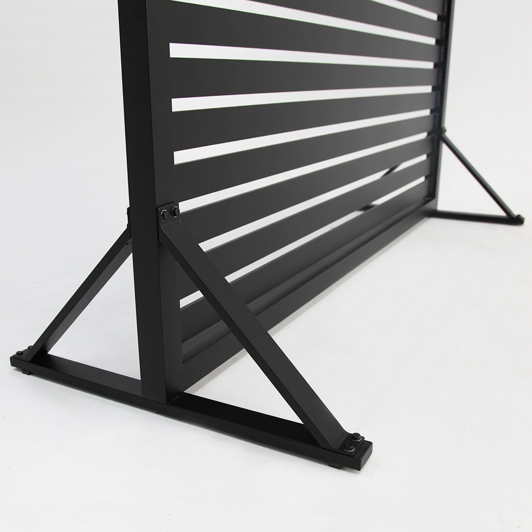 Privacy Screen 180cm x 183cm - Black