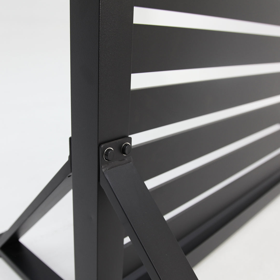 Privacy Screen 180cm x 183cm - Black