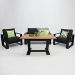 Load image into Gallery viewer, Hayman Holste 211 Teak Lounge Setting - Black
