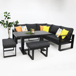 Load image into Gallery viewer, Hayman Holste Corner Lounge Setting - Black
