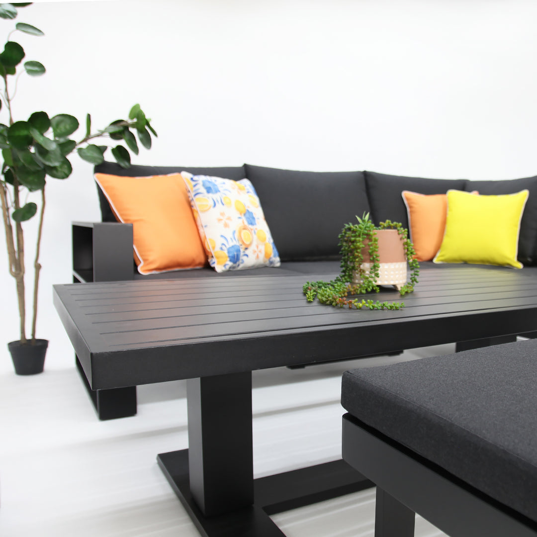 Hayman Holste Corner Lounge Setting - Black