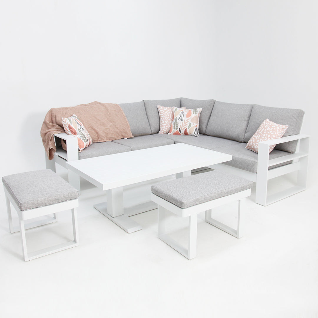 Hayman Holste Corner Lounge Setting - White