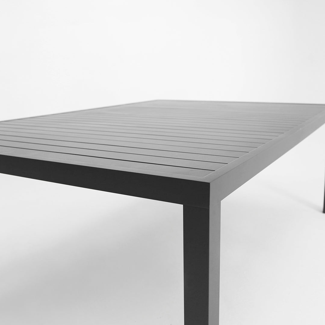 Queensville 11pc Table - Gunmetal