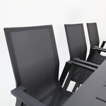 Load image into Gallery viewer, Queensville 9pc Deluxe Dining Setting - Gunmetal
