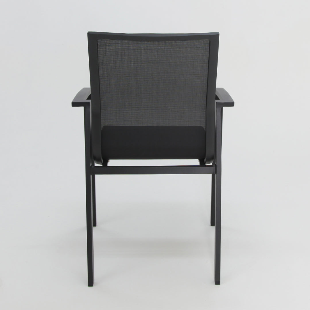 Queensville Deluxe Dining Chair - Gunmetal