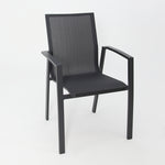 Load image into Gallery viewer, Queensville Deluxe Dining Chair - Gunmetal