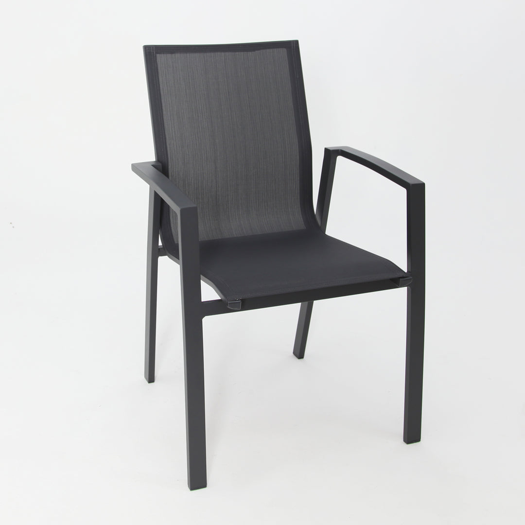 Queensville Deluxe Dining Chair - Gunmetal