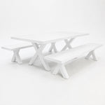 Load image into Gallery viewer, Ravenne 3pc Dining Setting - White