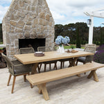 Load image into Gallery viewer, Ravenne Albenga 7pc Dining Setting
