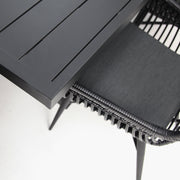 Ravenne Astrid 9pc Dining Setting - Black