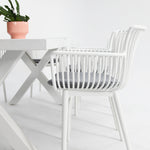 Load image into Gallery viewer, Ravenne Canela 9pc Dining Setting - White
