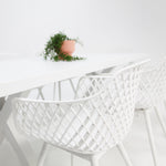 Load image into Gallery viewer, Ravenne Java 9pc Dining Setting - White
