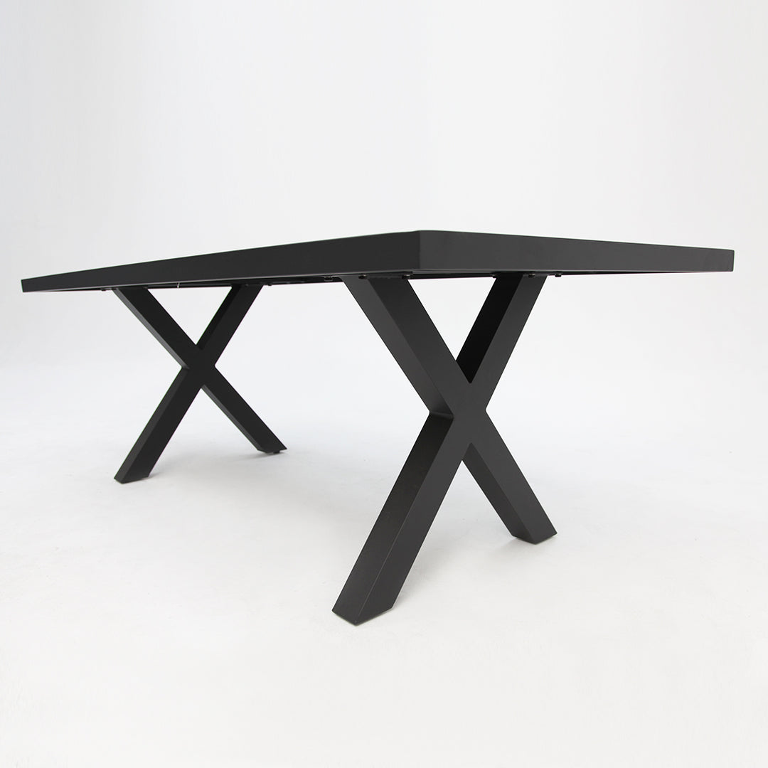 Ravenne Bahamas 9pc Dining Setting - Black