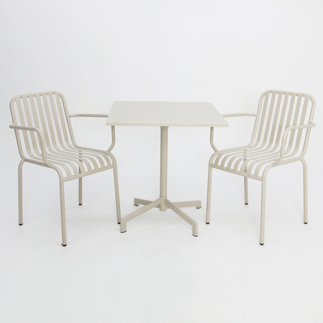 Regent 3pc Cafe Dining Setting - Beige